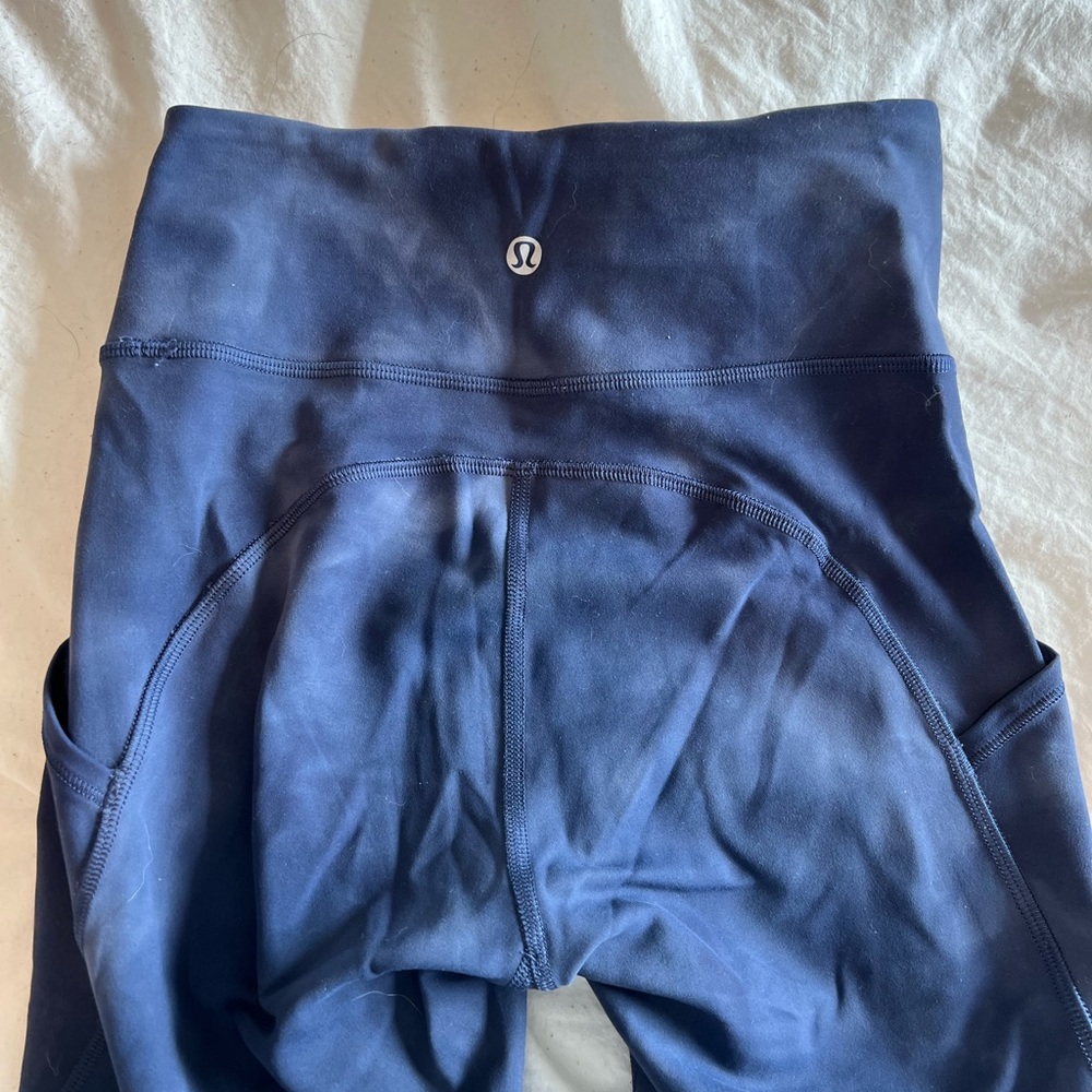 Lululemon Diamond dye leggings with pockets - EUC size 2